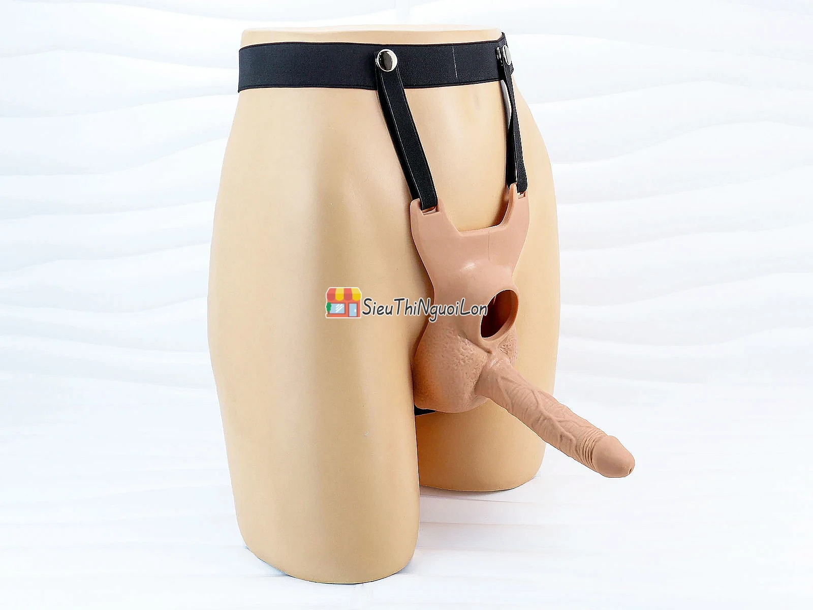 Dương vật giả dây đeo 2 đầu kết hợp tăng khoái cảm mạnh mẽ cho cả hai