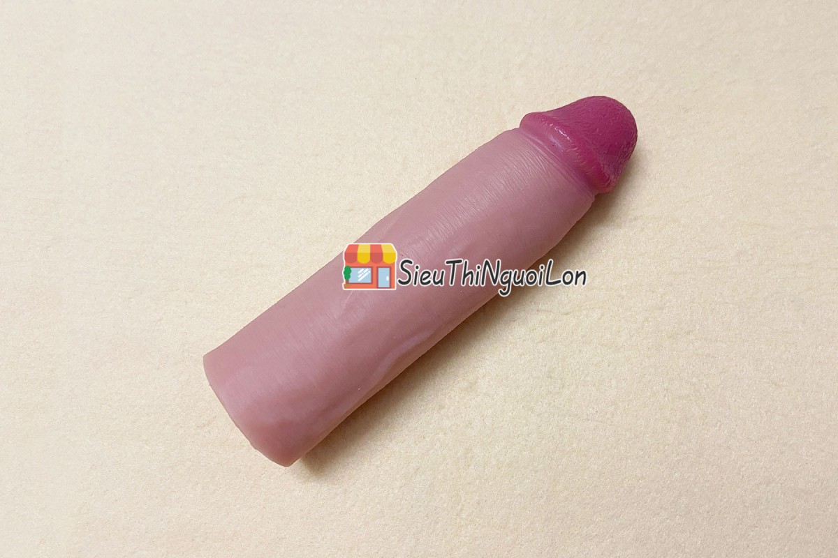 Sextoy bao cao su đôn dên Nature Extender da nâu 2