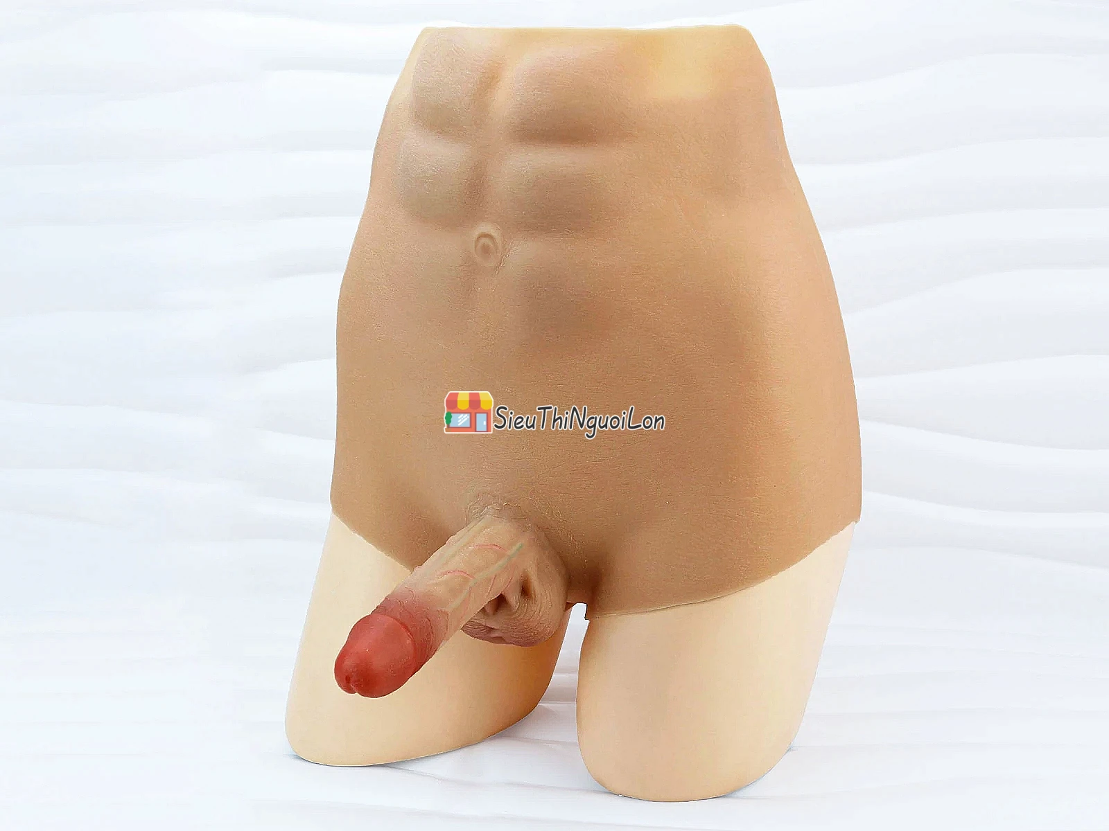 Quần dương vật giả size to rỗng ruột siêu mềm có múi
