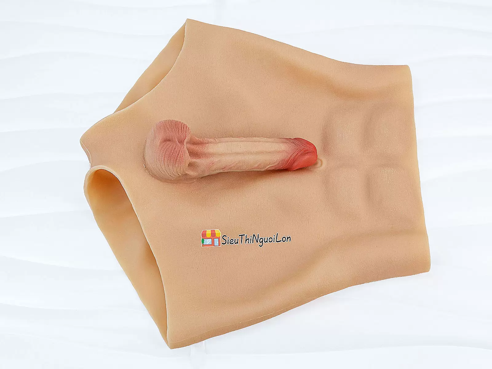 Quần dương vật giả size to đặc ruột siêu mềm có múi