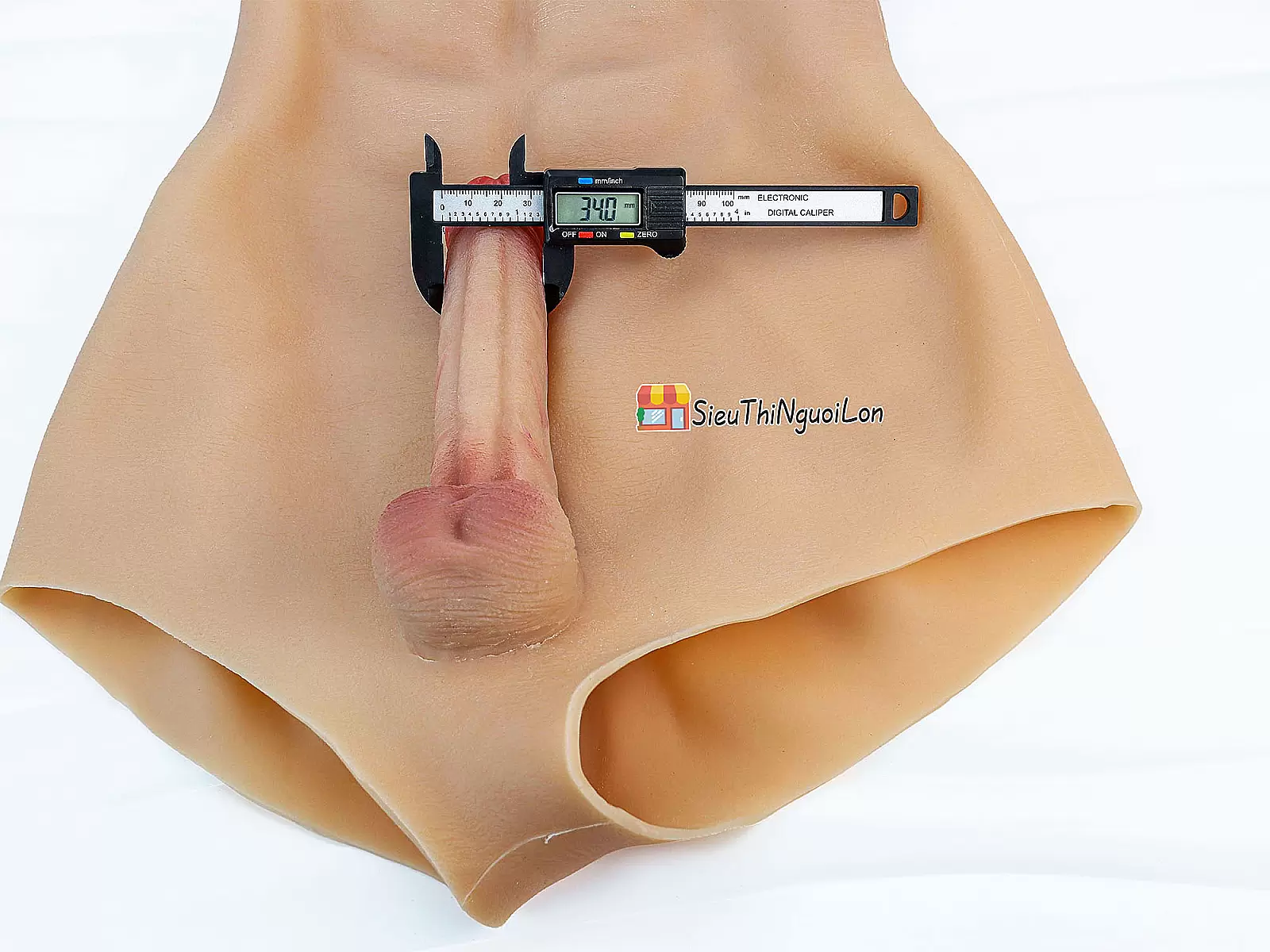 Quần dương vật giả size to đặc ruột siêu mềm có múi