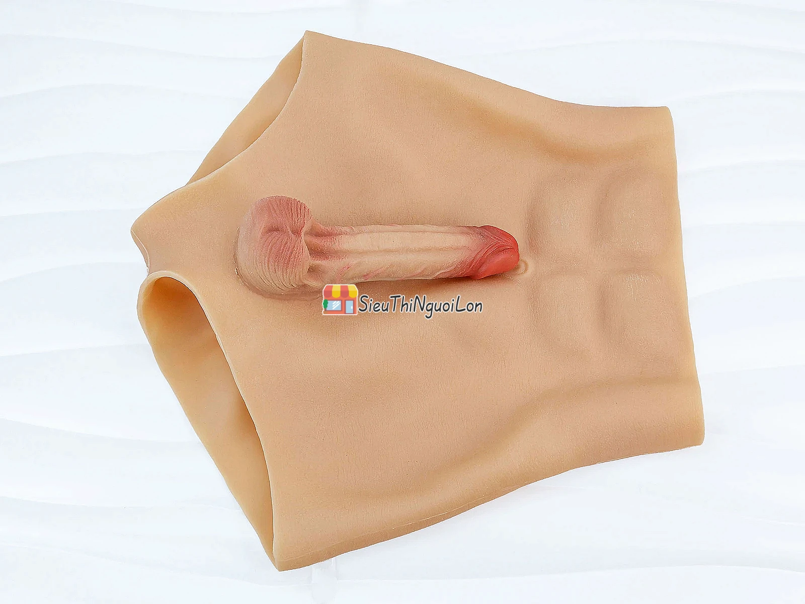 Quần dương vật giả size to đặc ruột siêu mềm có múi