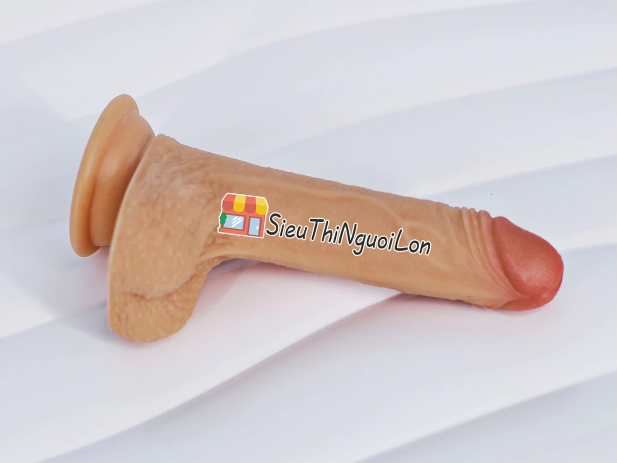 Dương vật giả có đế Lovetoy Nature Cock 7 inch có bìu