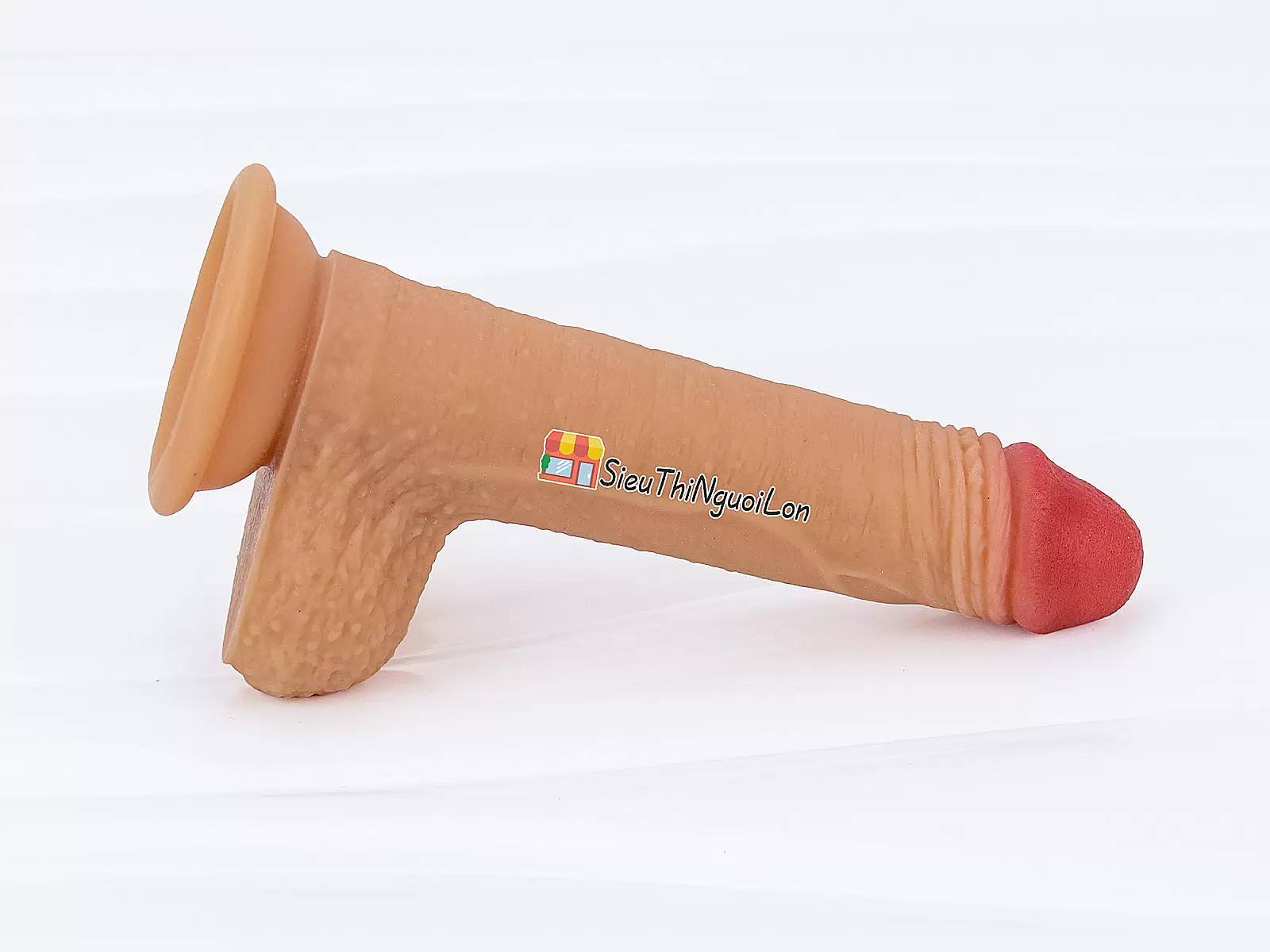 Dương vật giả có đế Lovetoy Nature Cock 7 inch có bìu rất chân thật