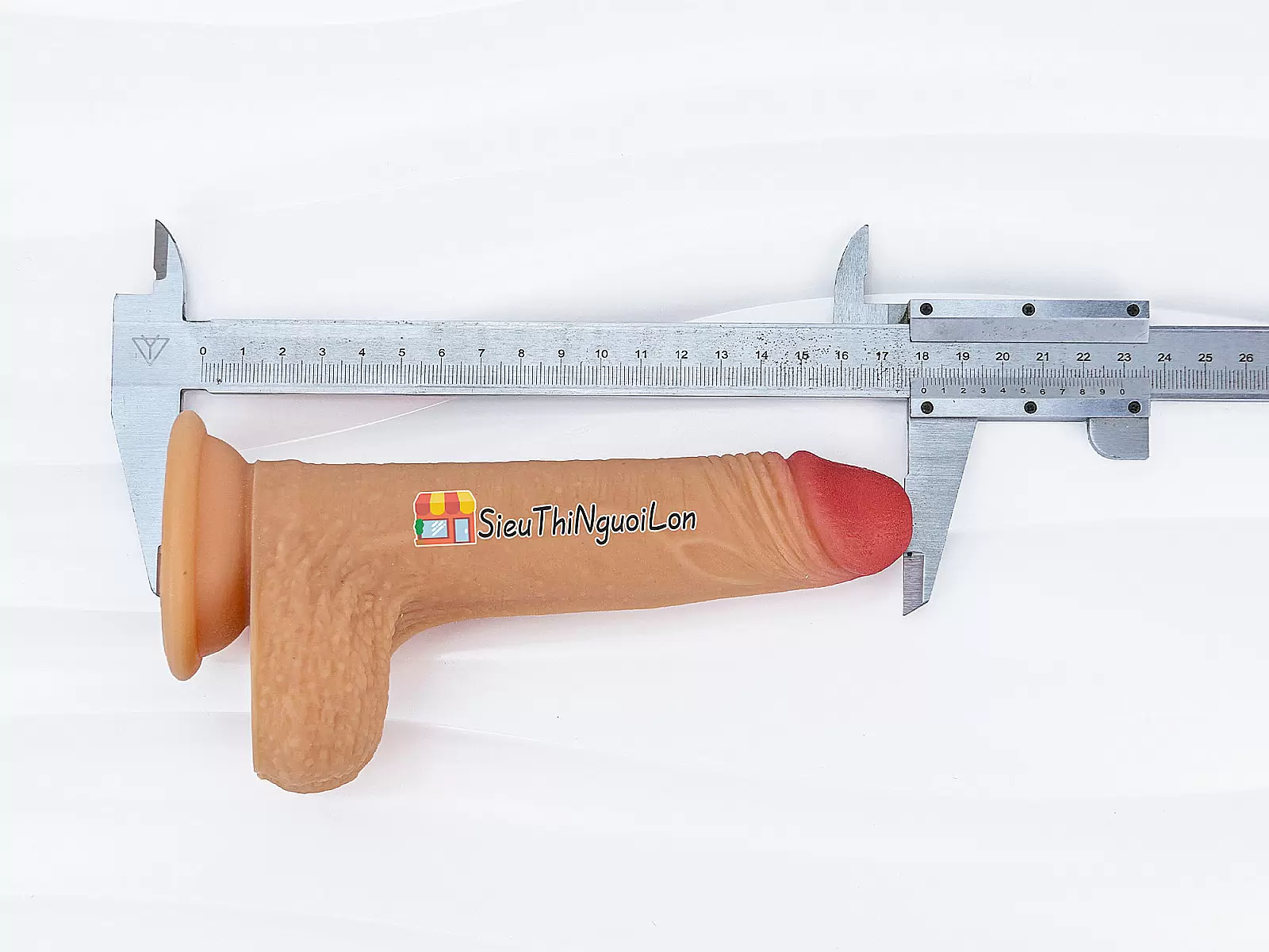 Dương vật giả có đế Lovetoy Nature Cock 7 inch có bìu rất chân thật