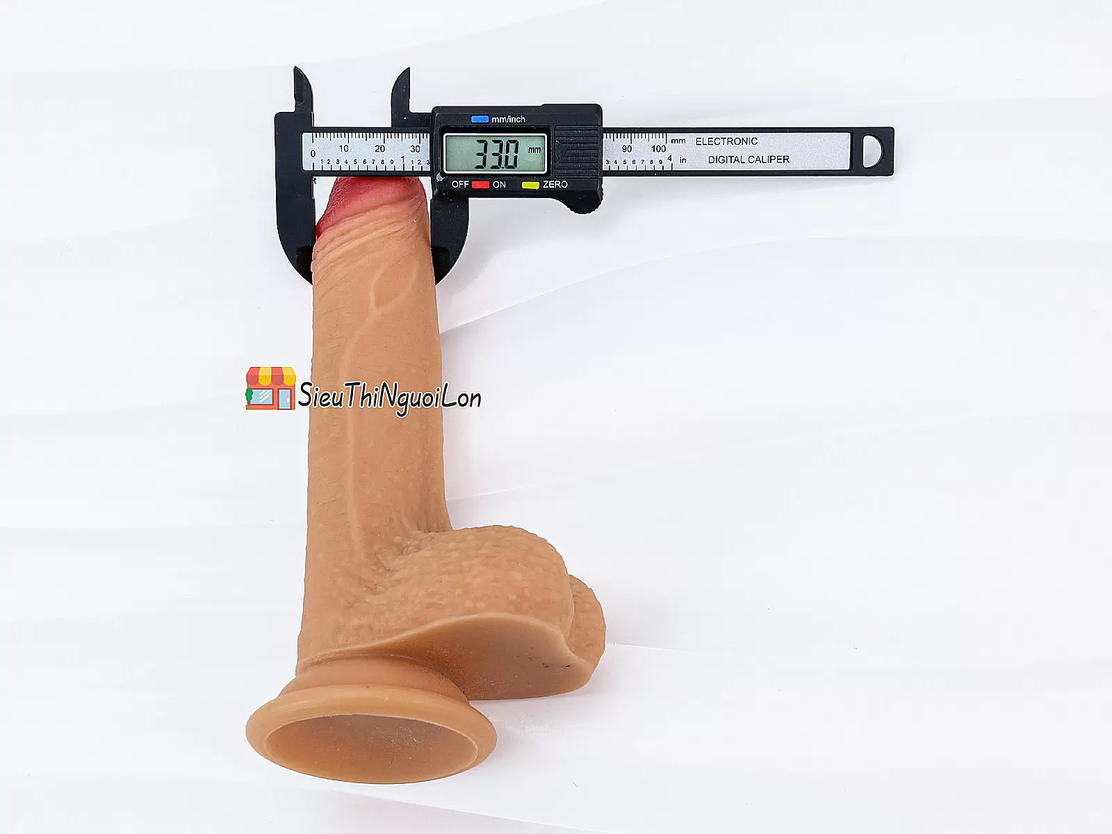Dương vật giả có đế Lovetoy Nature Cock 7 inch có bìu rất chân thật