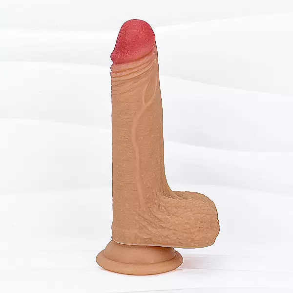 Dương vật giả có đế Lovetoy Nature Cock 7 inch có bìu rất chân thật