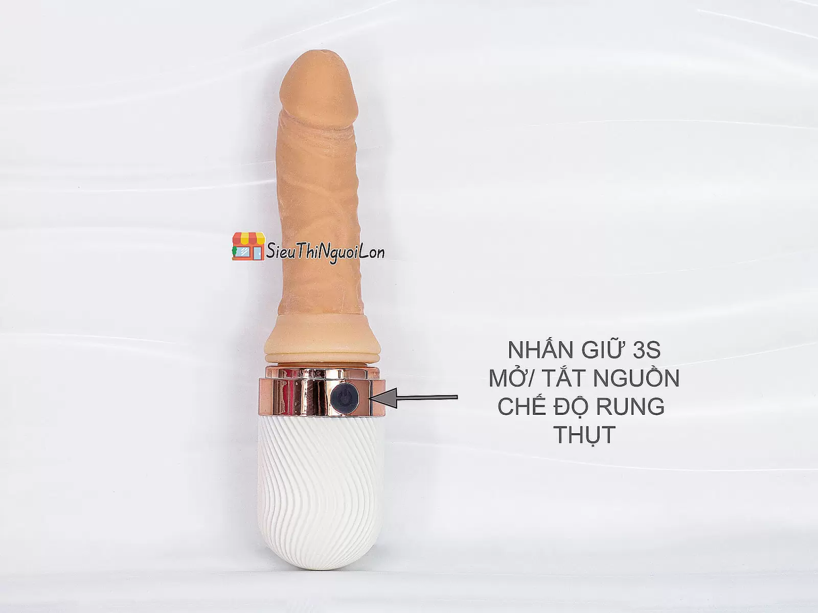 Dương vật giả tự động Sex Massage 7 chế độ rung thụt