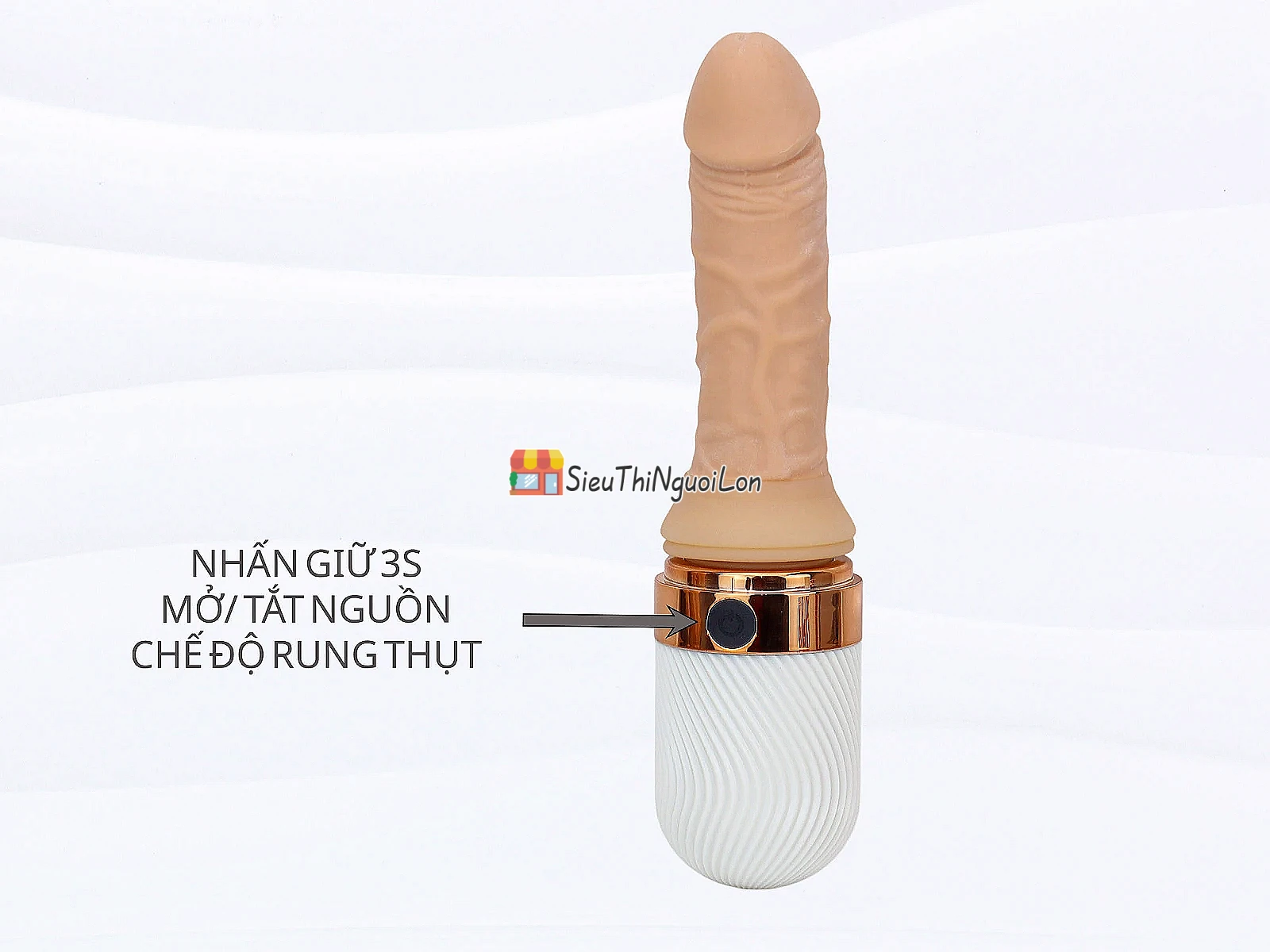 Dương vật giả tự động Sex Massage 7 chế độ rung thụt