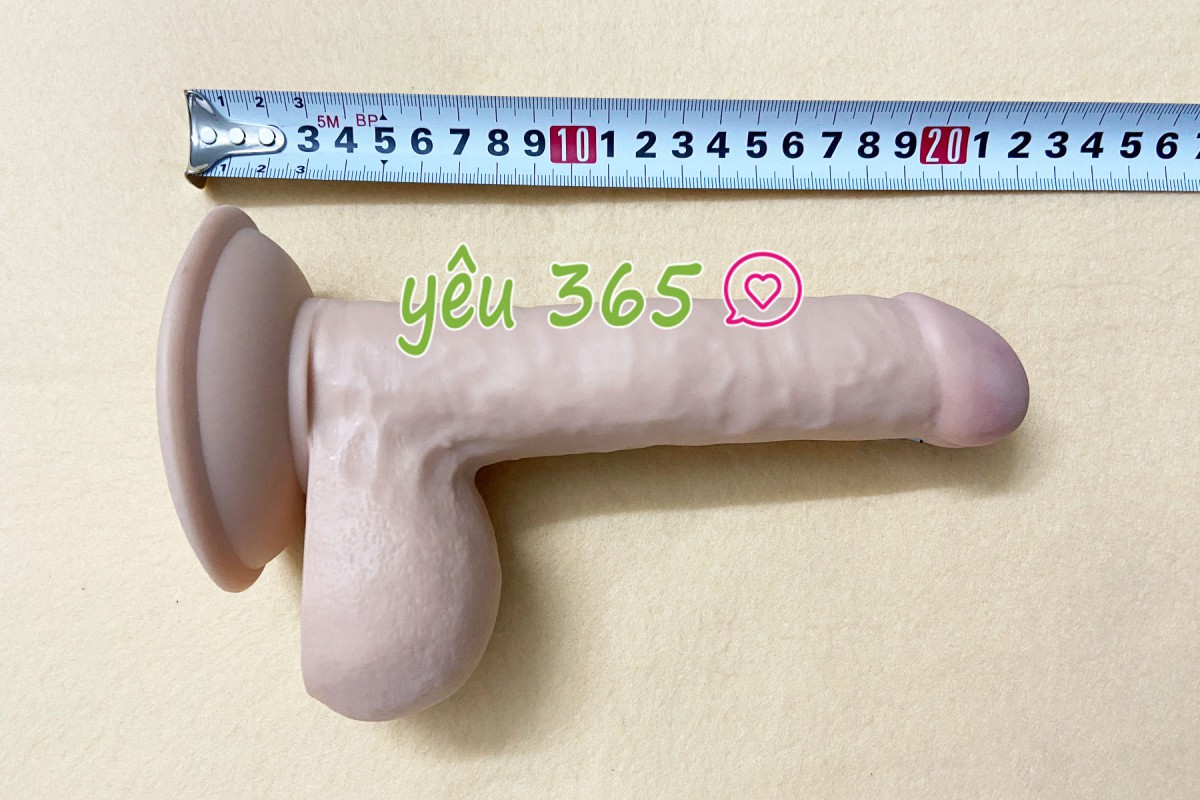 Dương vật giả có đế Lovetoy Ultra Soft 7.5long 6