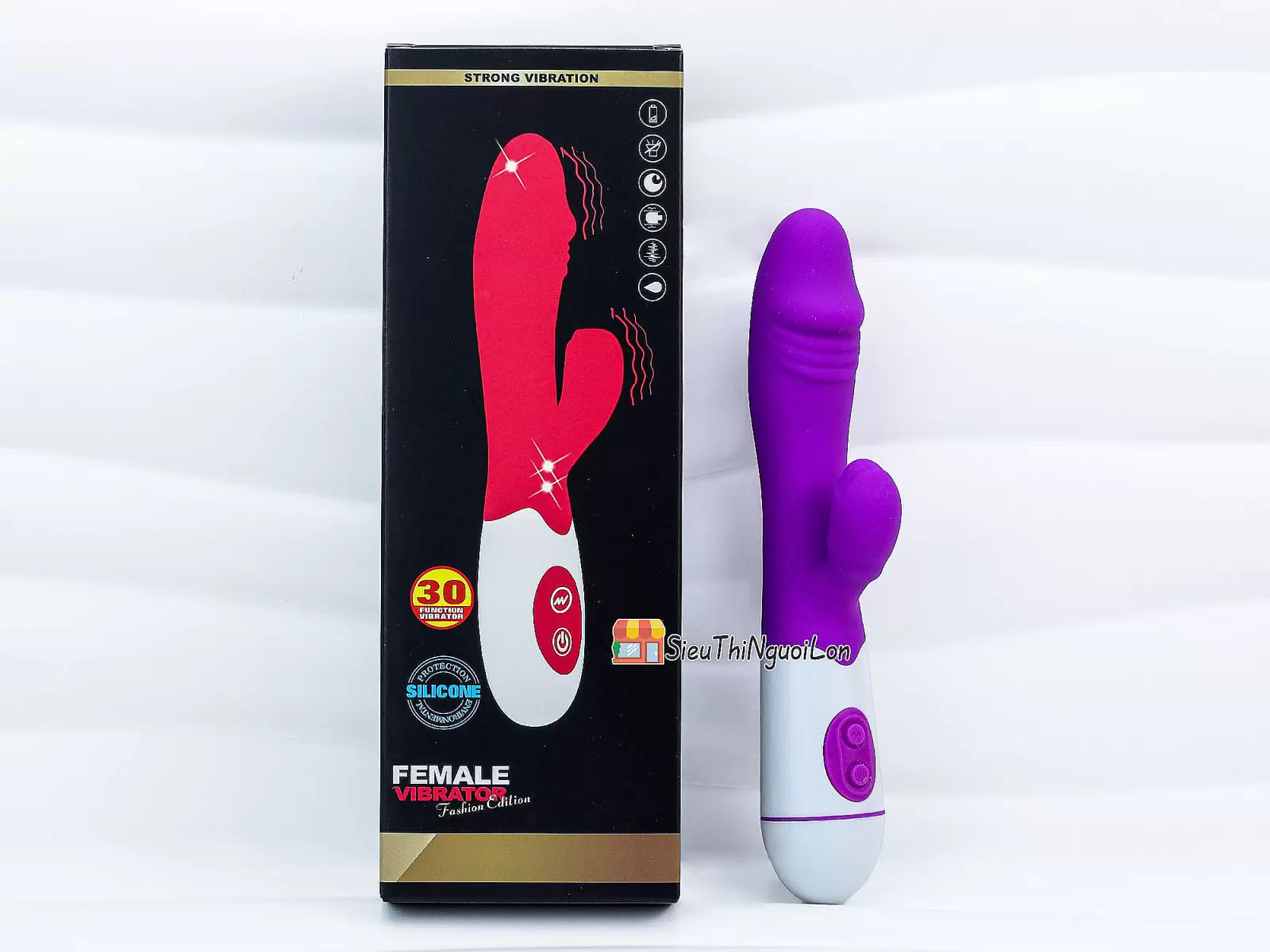 Dương vật giả đa năng Snappy rung 30 chế độ