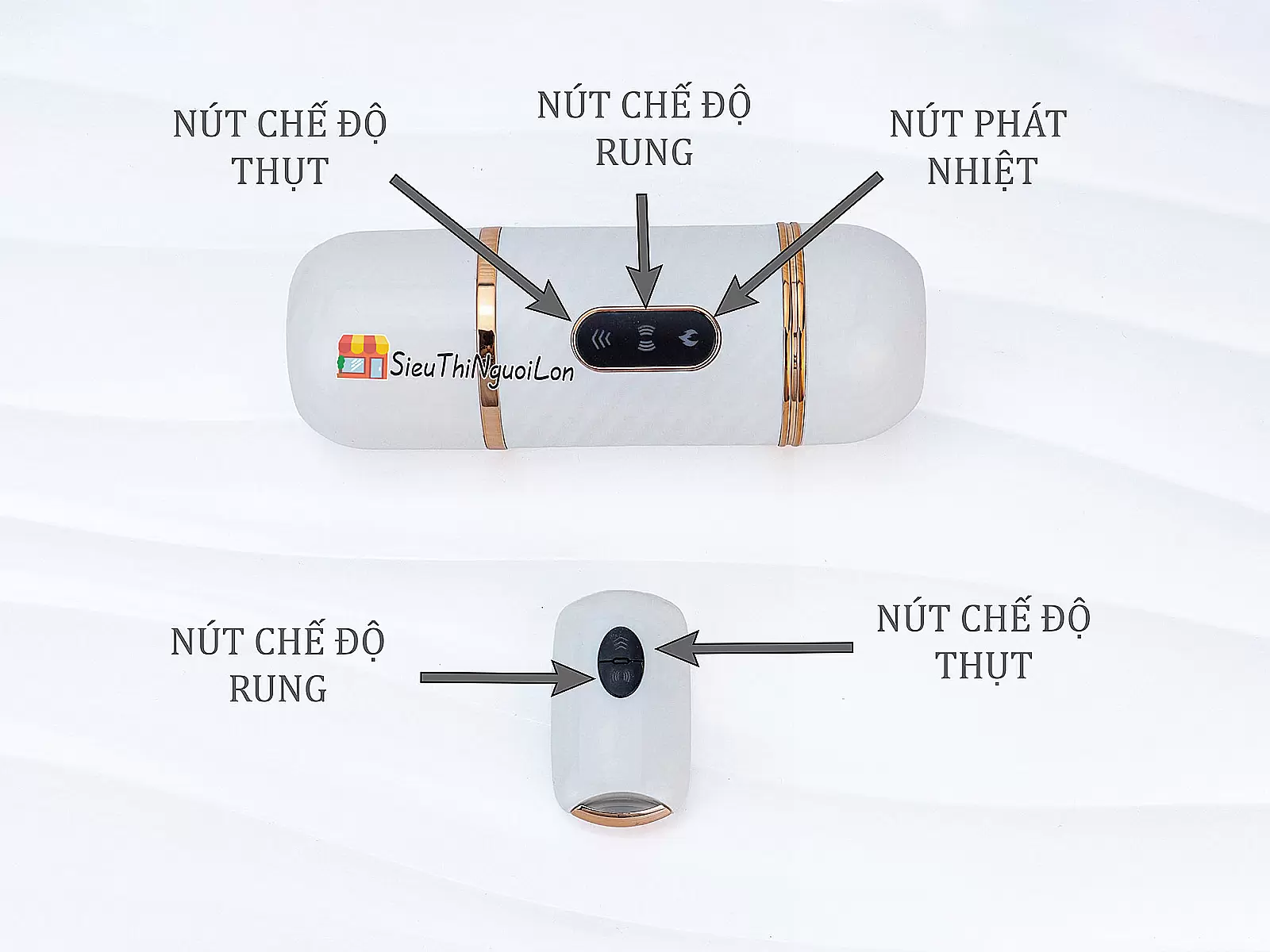 Dương vật giả Cyclone Fire có đế rung thụt điều khiển từ xa