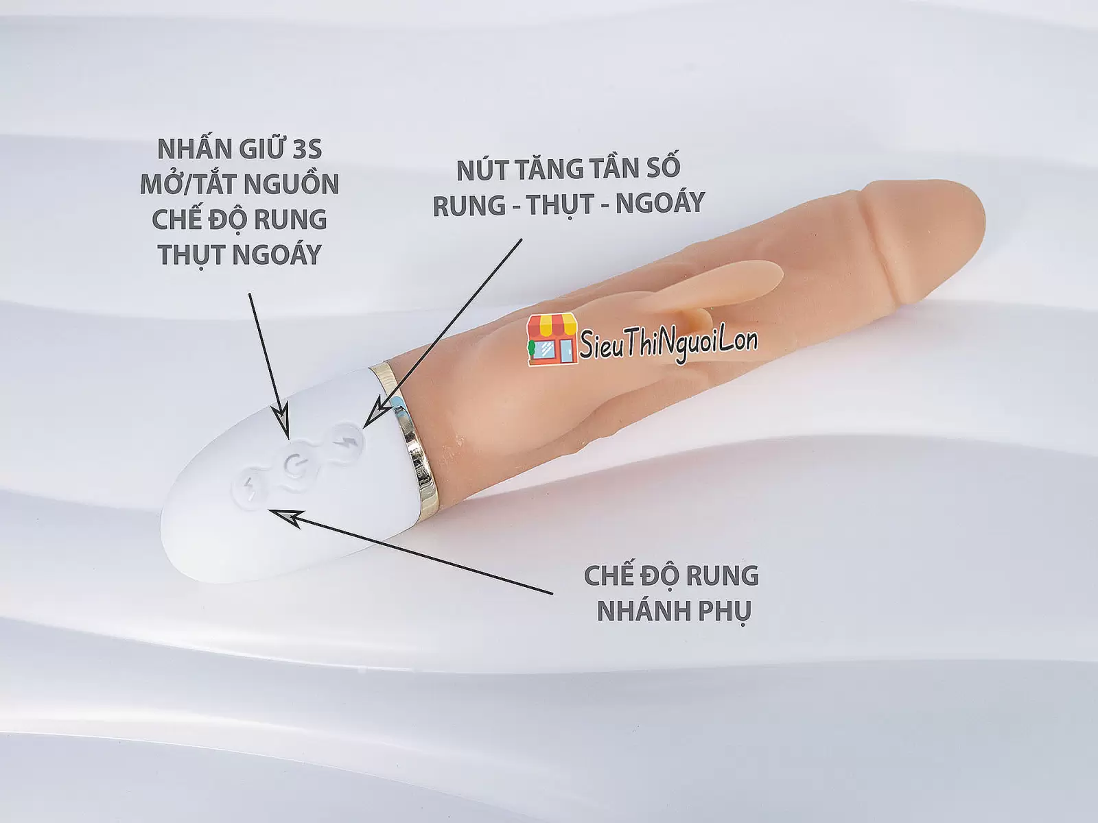 Dương vật giả đa năng Indulge Wind-Chaser rung thụt ngoáy nhiều khoái cảm