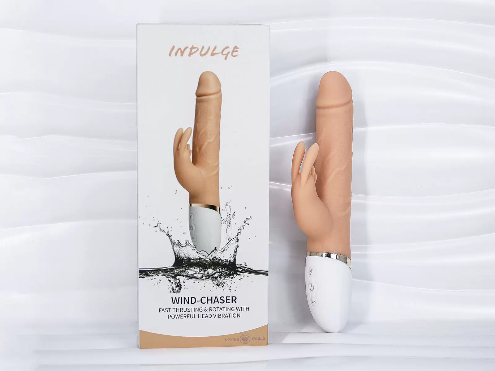 Dương vật giả đa năng Indulge Wind-Chaser rung thụt ngo&aacute;y nhiều kho&aacute;i cảm