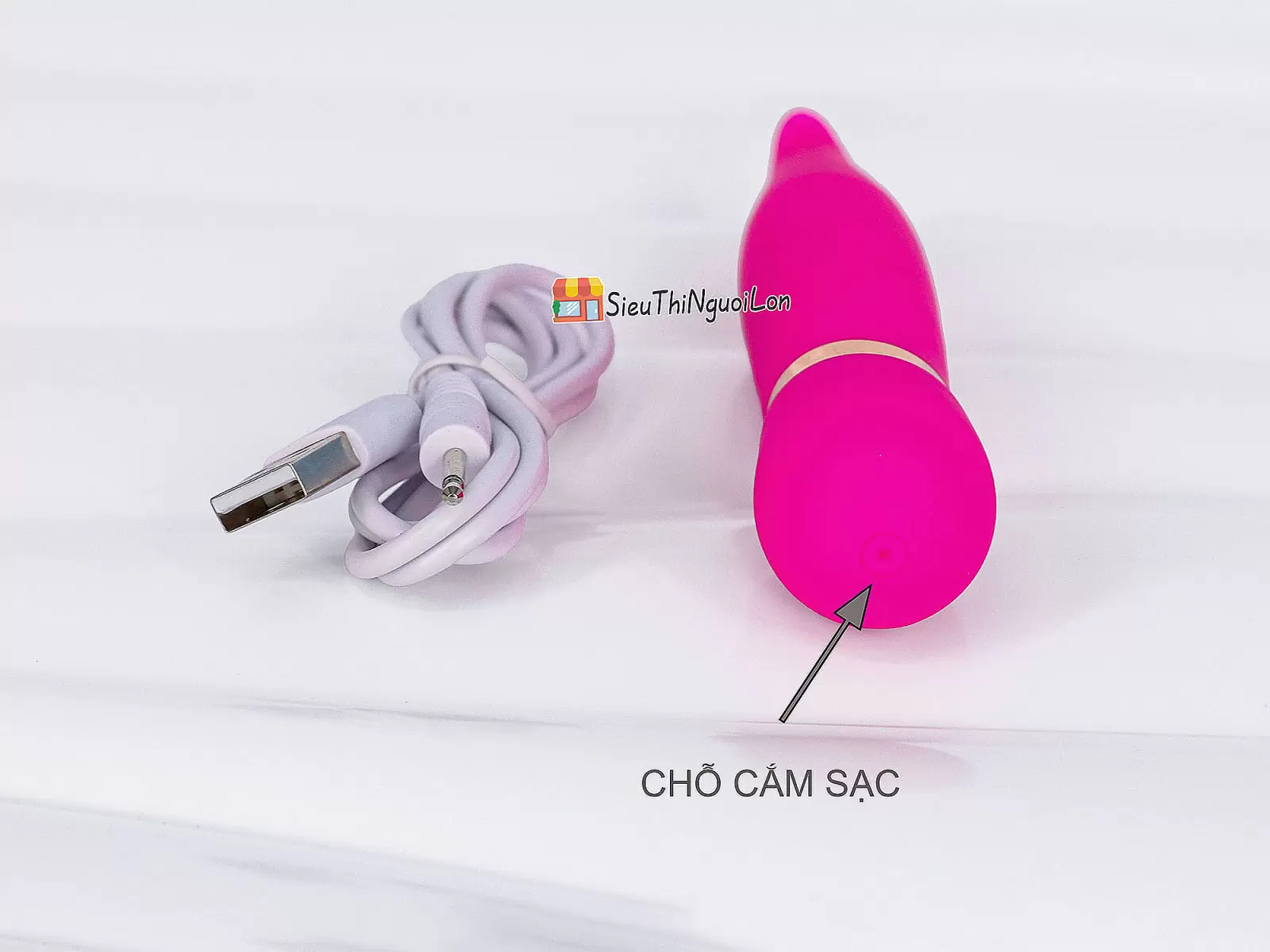 Máy mát xa điểm G lưỡi rung nhiều chế độ nhỏ gọn pin sạc