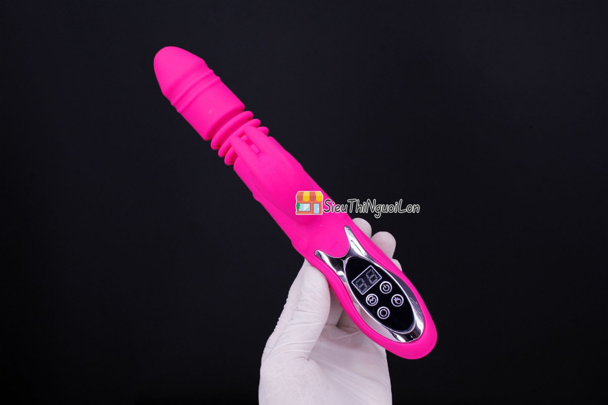 Dương vật giả đa năng Rabbit Vibrator rung, thụt, phát nhiệt 4