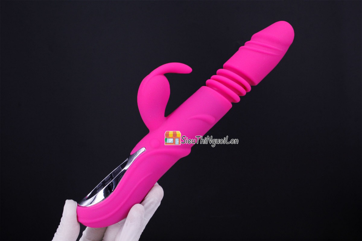 Dương vật giả đa năng Rabbit Vibrator rung, thụt, phát nhiệt 7