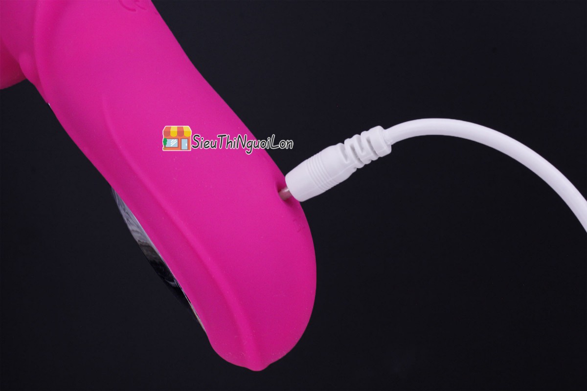 Dương vật giả đa năng Rabbit Vibrator rung, thụt, phát nhiệt 12