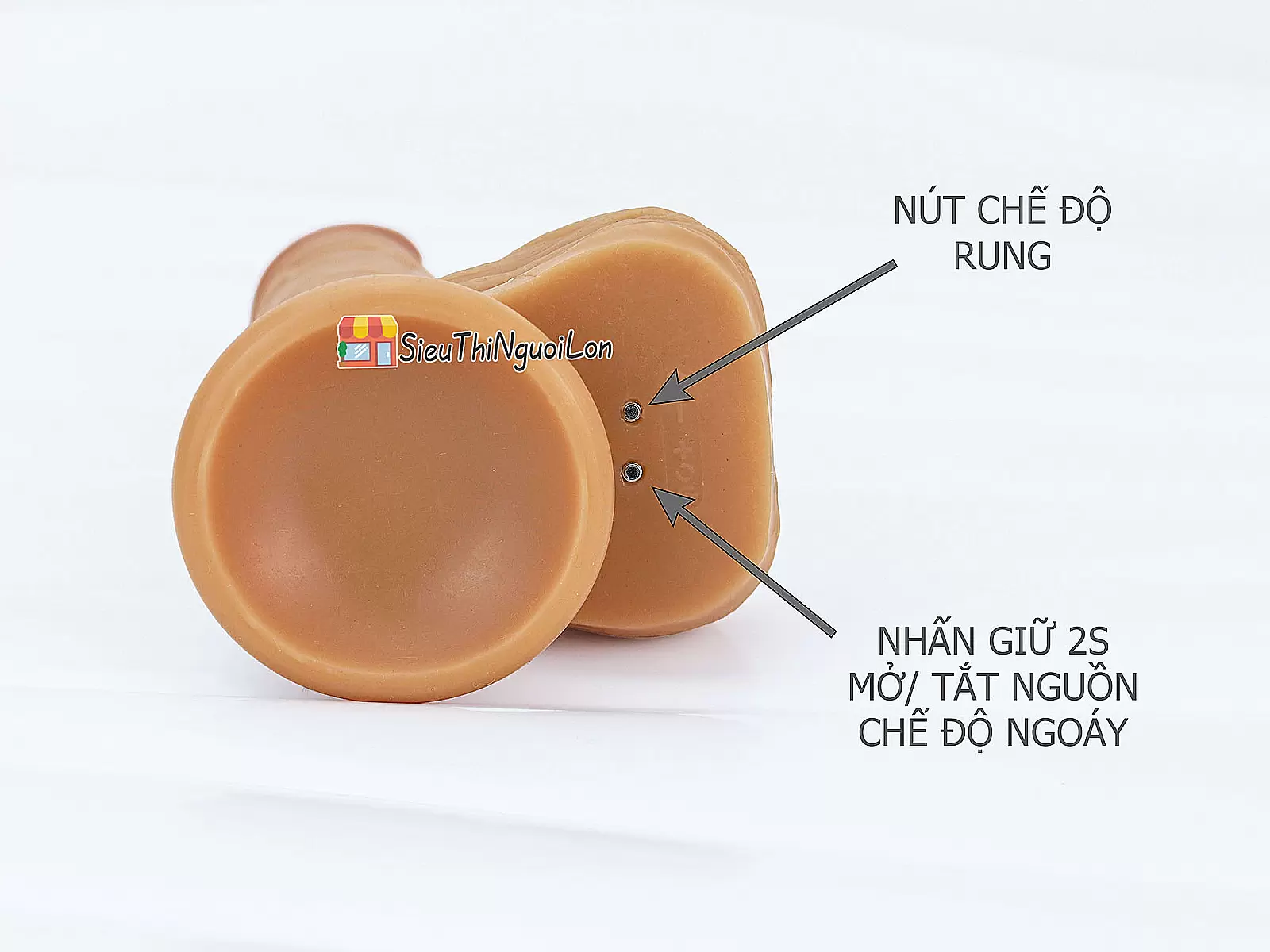 Dương vật giả có đế YEAIN Devil rung ngoáy kèm điều khiển từ xa