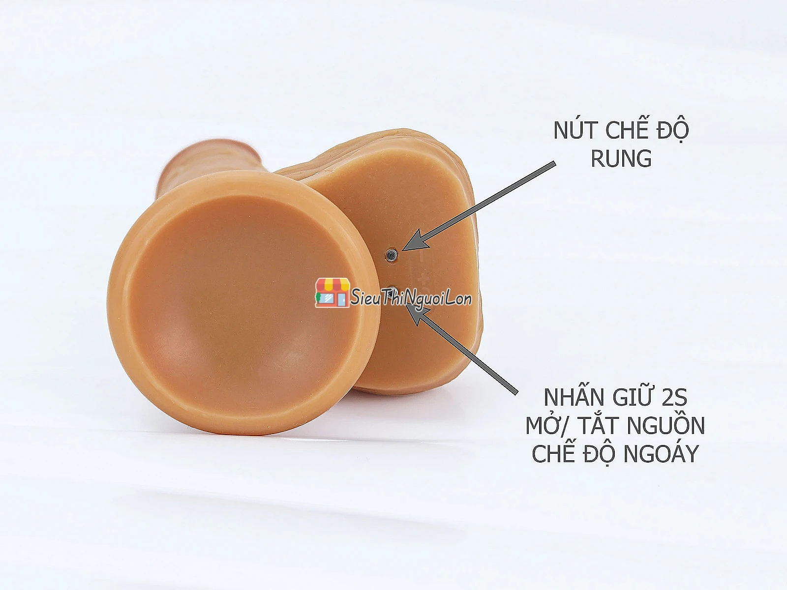 Dương vật giả có đế YEAIN Devil rung ngoáy kèm điều khiển từ xa