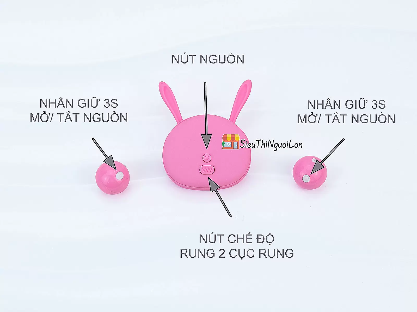 Máy massage ngực Breast điều khiển từ xa