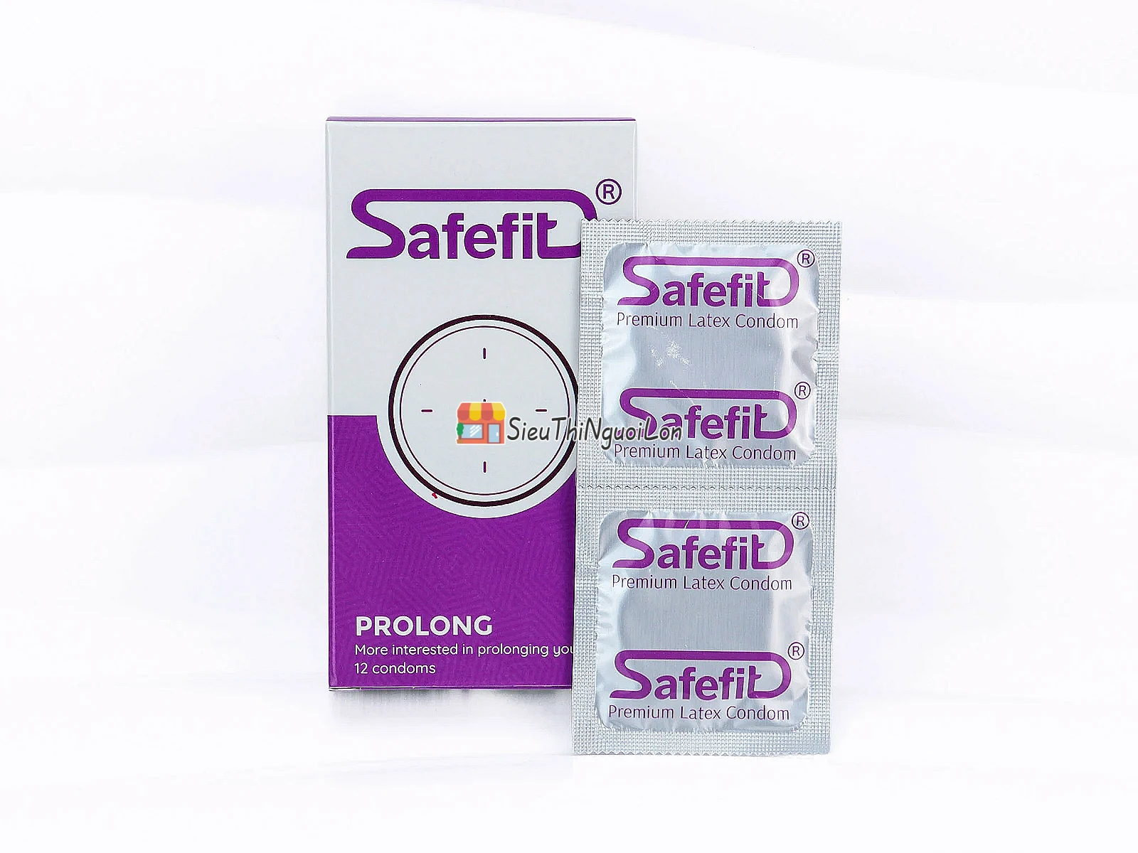 Bao cao su SafefitD Prolong hỗ trợ kéo dài cuộc yêu