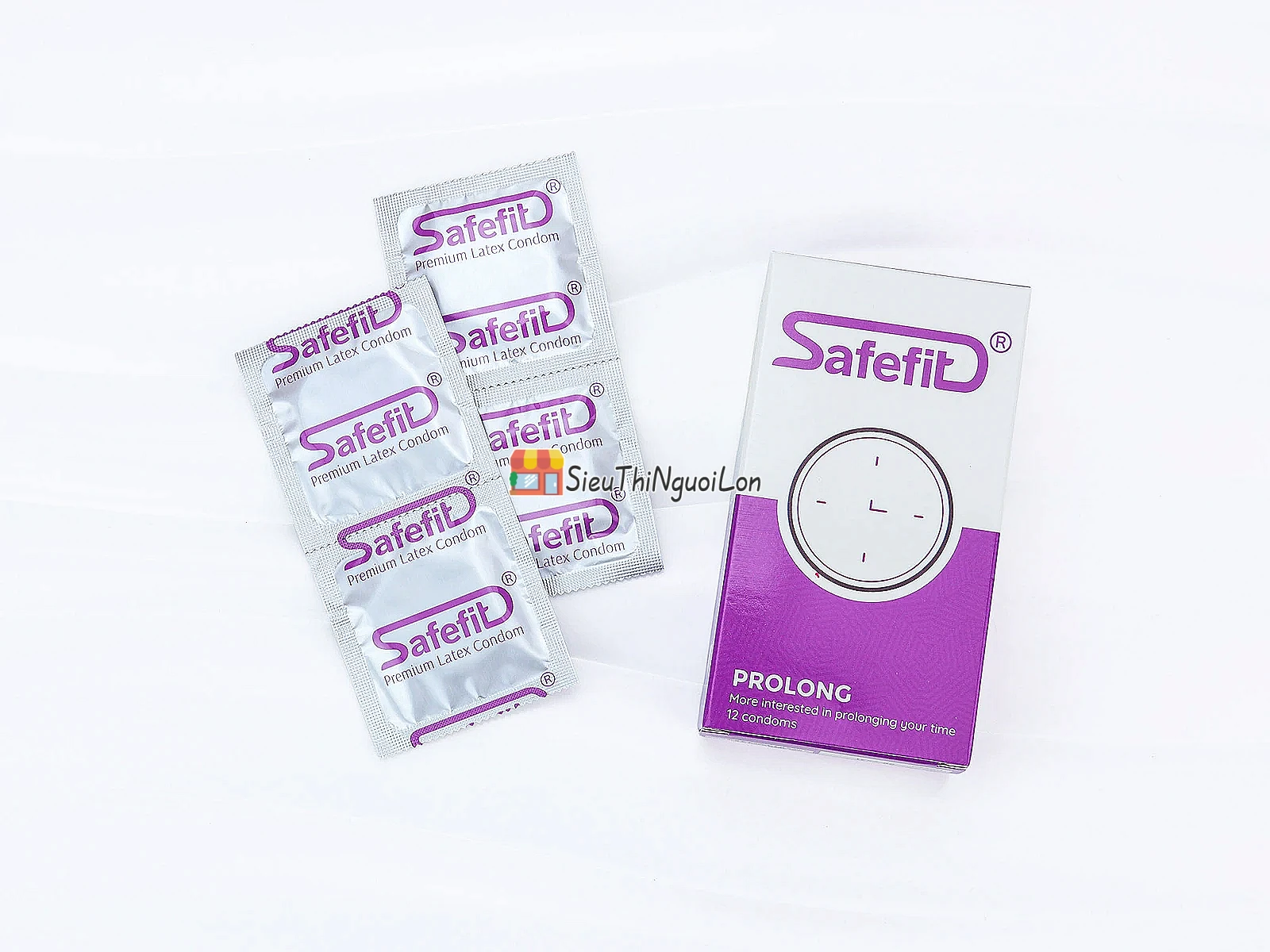 Bao cao su SafefitD Prolong hỗ trợ kéo dài cuộc yêu