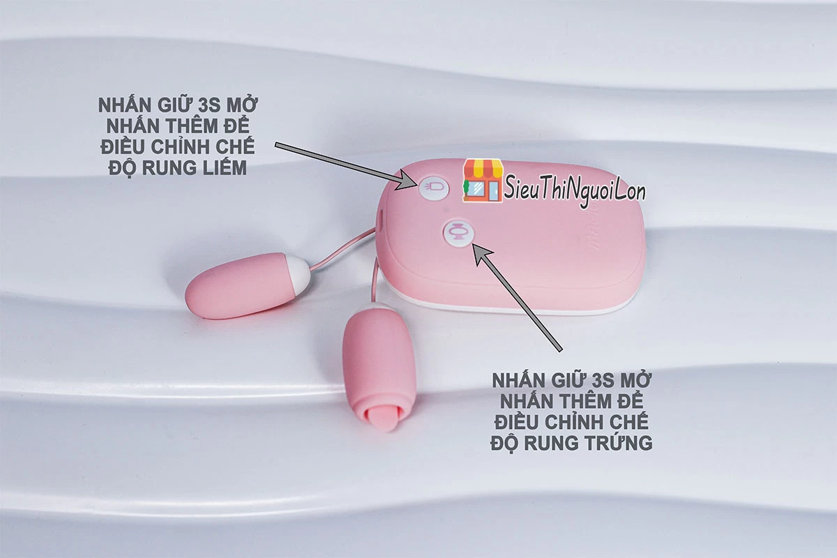 Trứng rung Vibrator Magic Box có lưỡi liếm