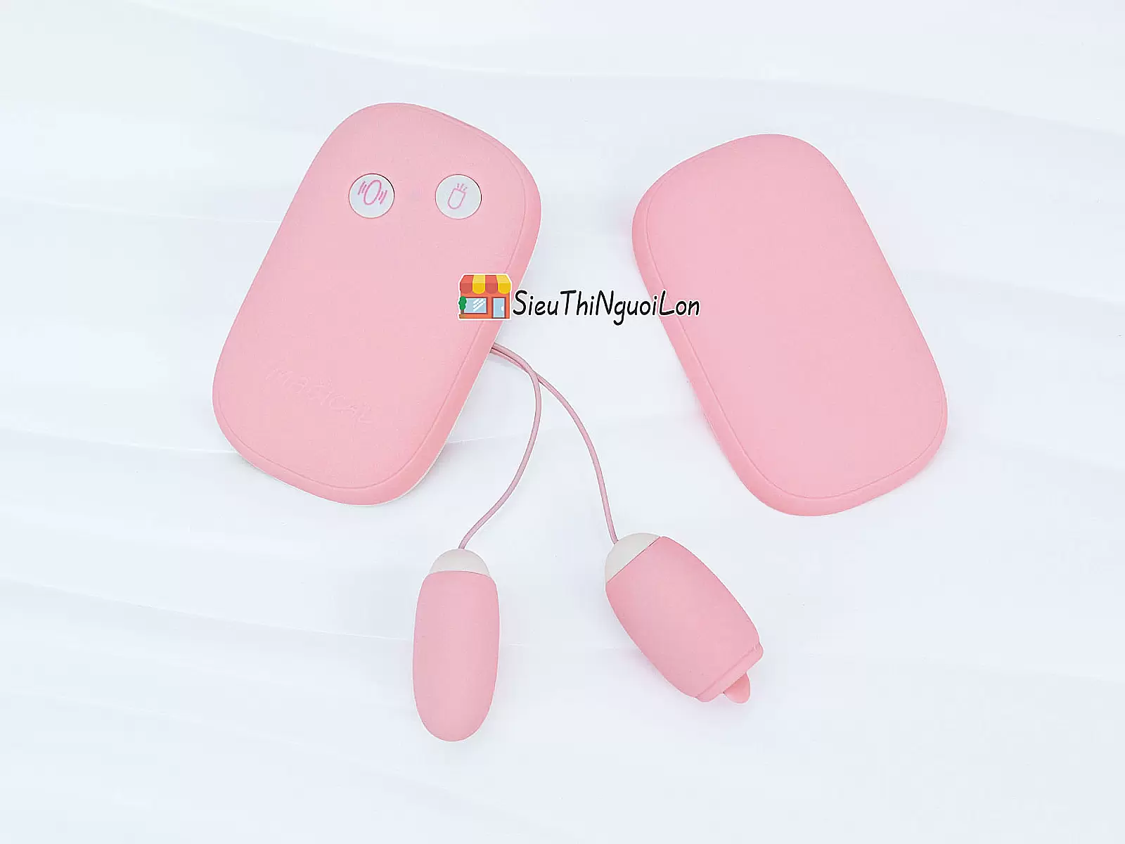 Trứng rung Vibrator Magic Box – 2 đầu trứng & lưỡi liếm cao cấp
