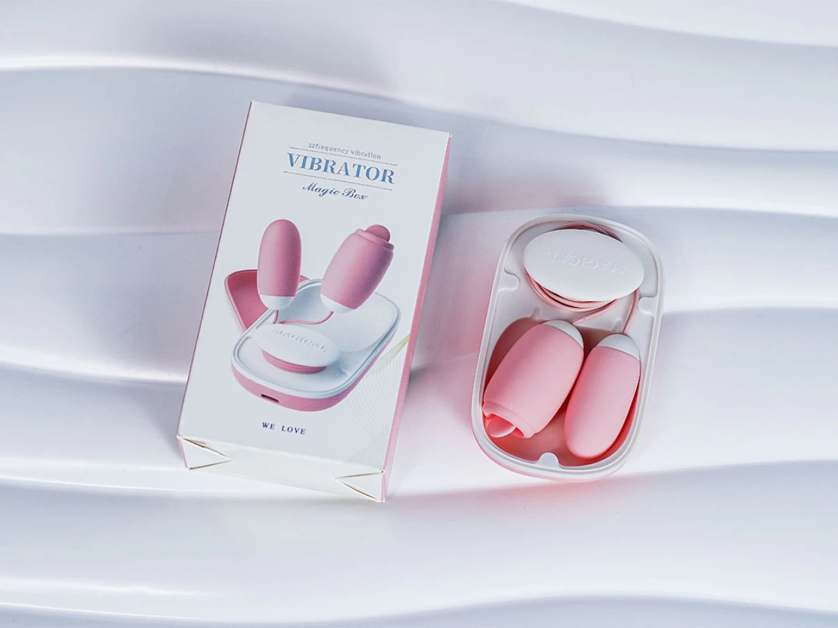 Trứng rung Vibrator Magic Box có lưỡi liếm