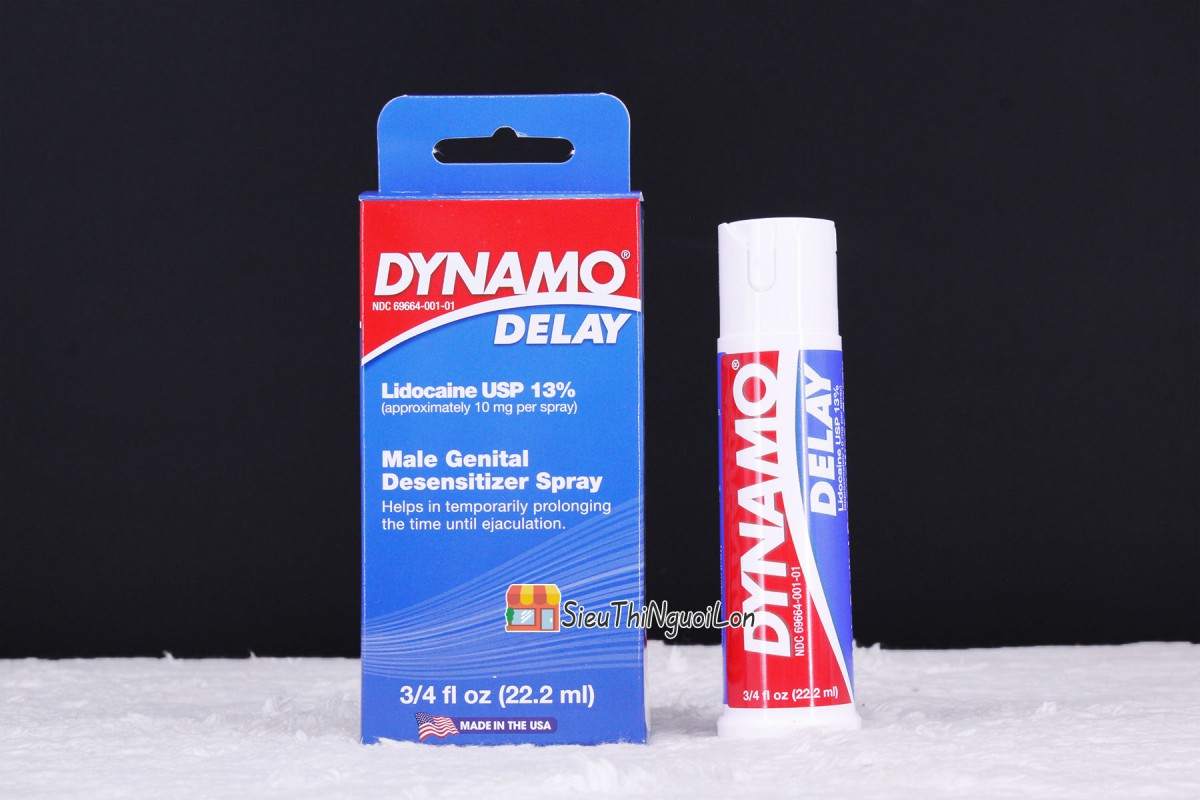 Chai xịt chống xuất tinh sớm Dynamo Delay 2