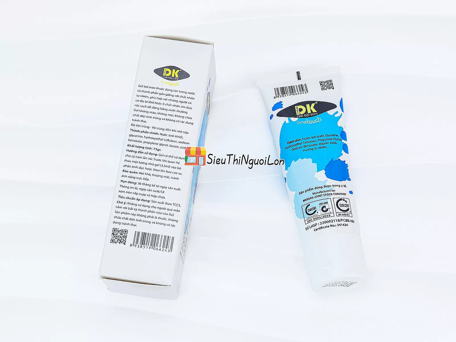 Gel bôi trơn gốc nước DK Onetouch trơn mượt tăng khoái cảm, an toàn dịu nhẹ