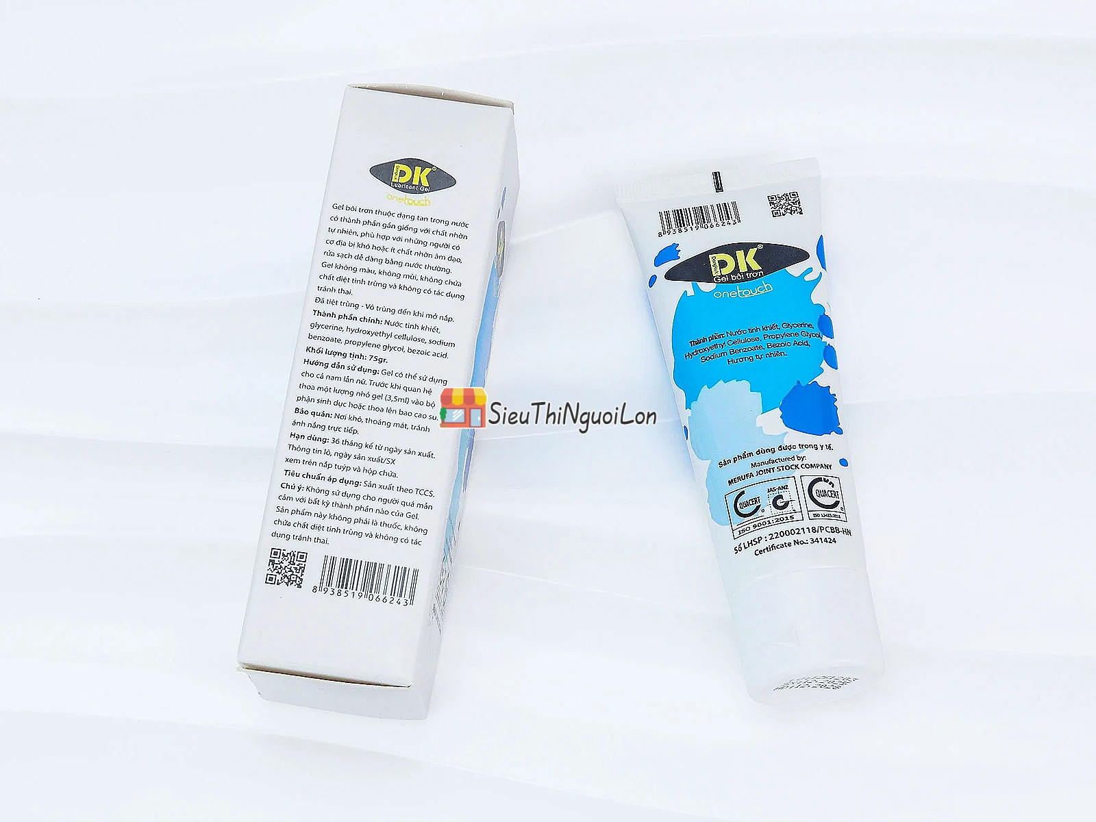 Gel bôi trơn gốc nước DK Onetouch trơn mượt tăng khoái cảm, an toàn dịu nhẹ