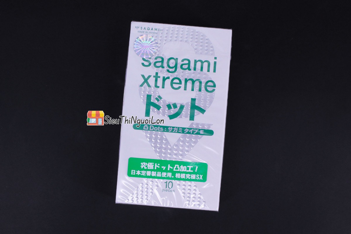 Bao cao su Sagami Xtreme White hàng Nhật 1