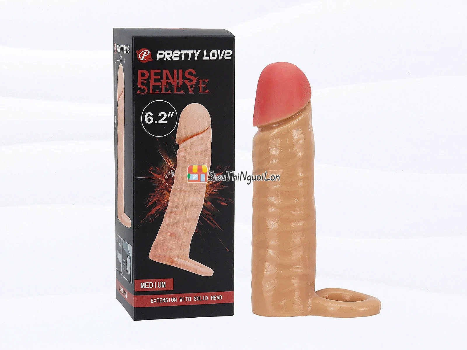 Bao cao su đôn dên Pretty Love có vòng đeo cố định