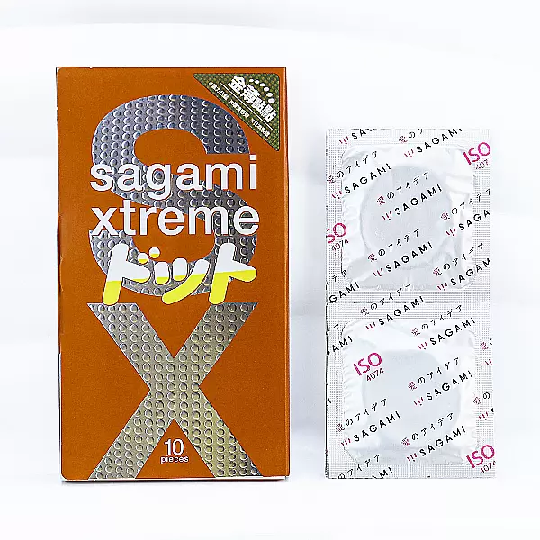 Bao cao su có gai Sagami Xtreme Feel Up 10 bao