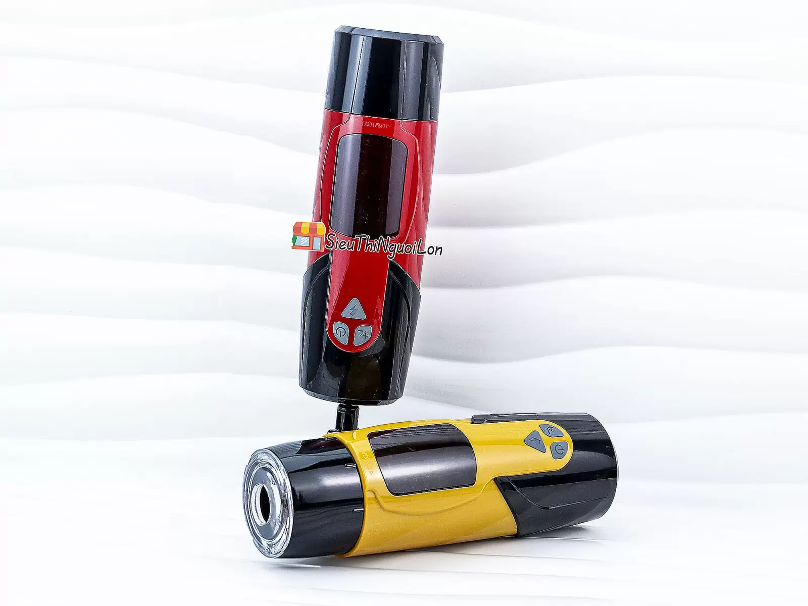 Âm đạo giả Dark Night Xoay - Thụt - Lắc Có Đế Gắn Tường