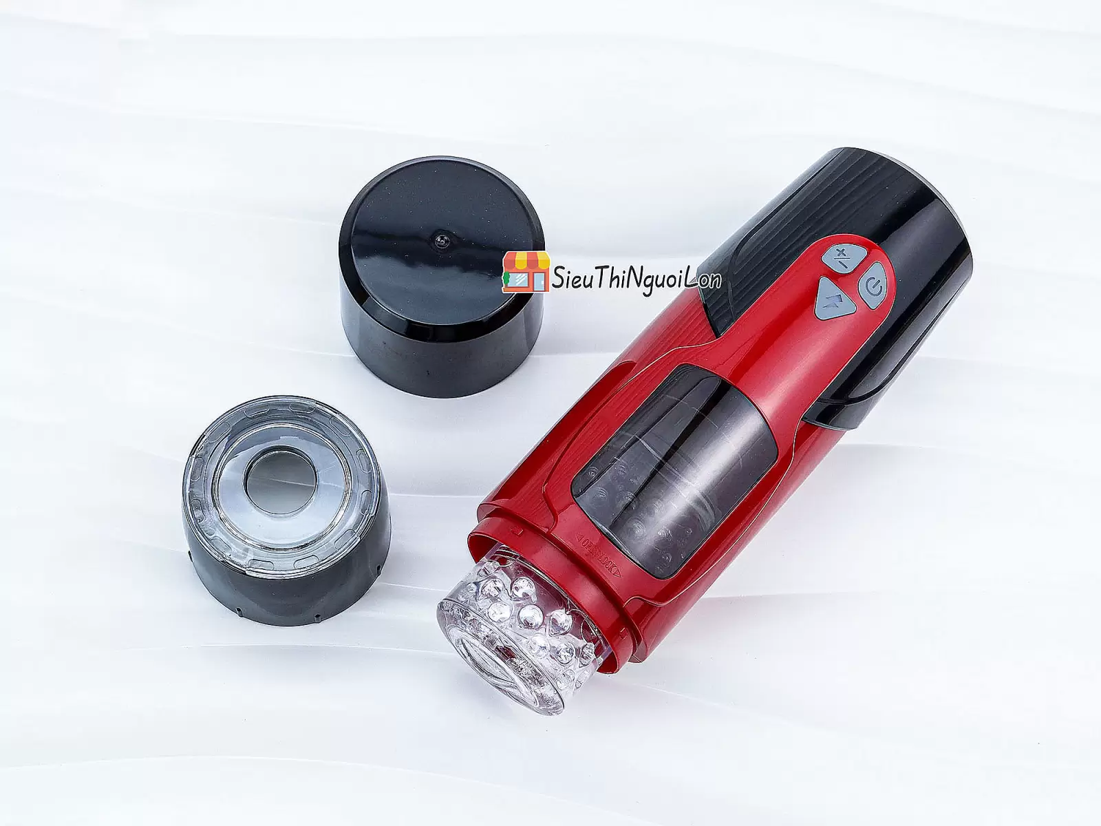 Âm đạo giả Dark Night Xoay - Thụt - Lắc Có Đế Gắn Tường