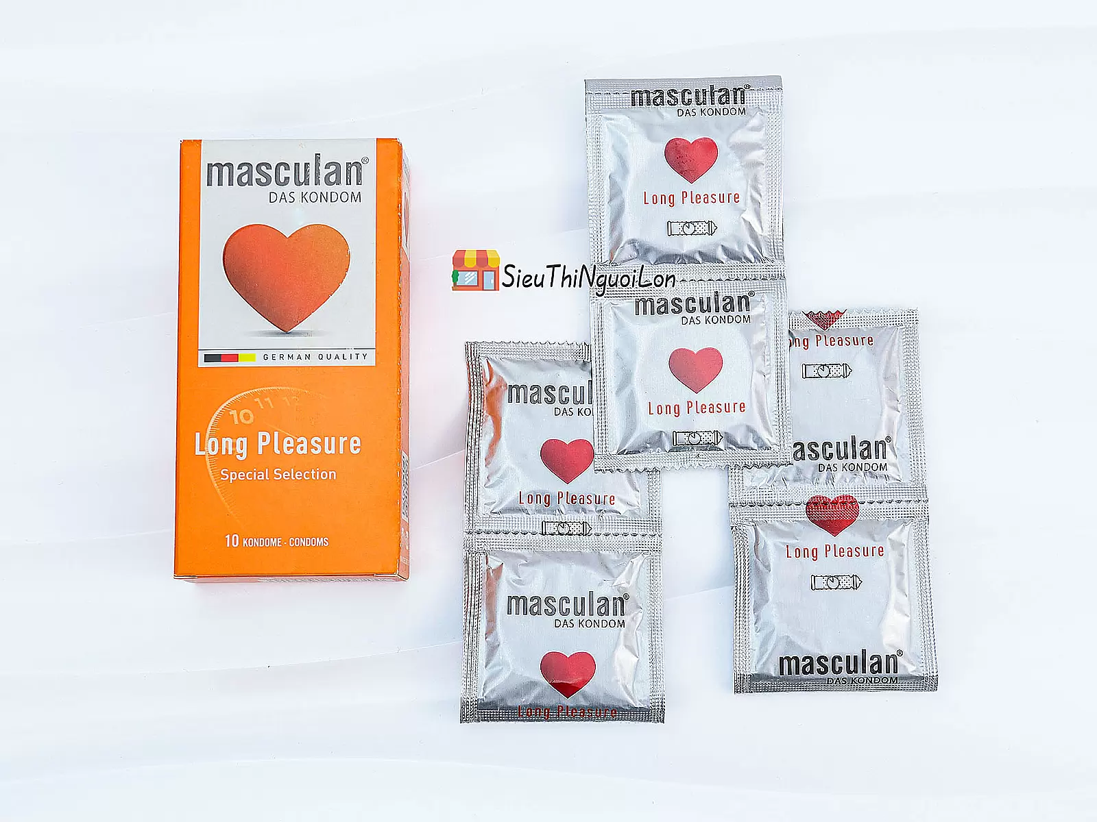 Bao cao su ấm nóng Masculan Long Pleasure