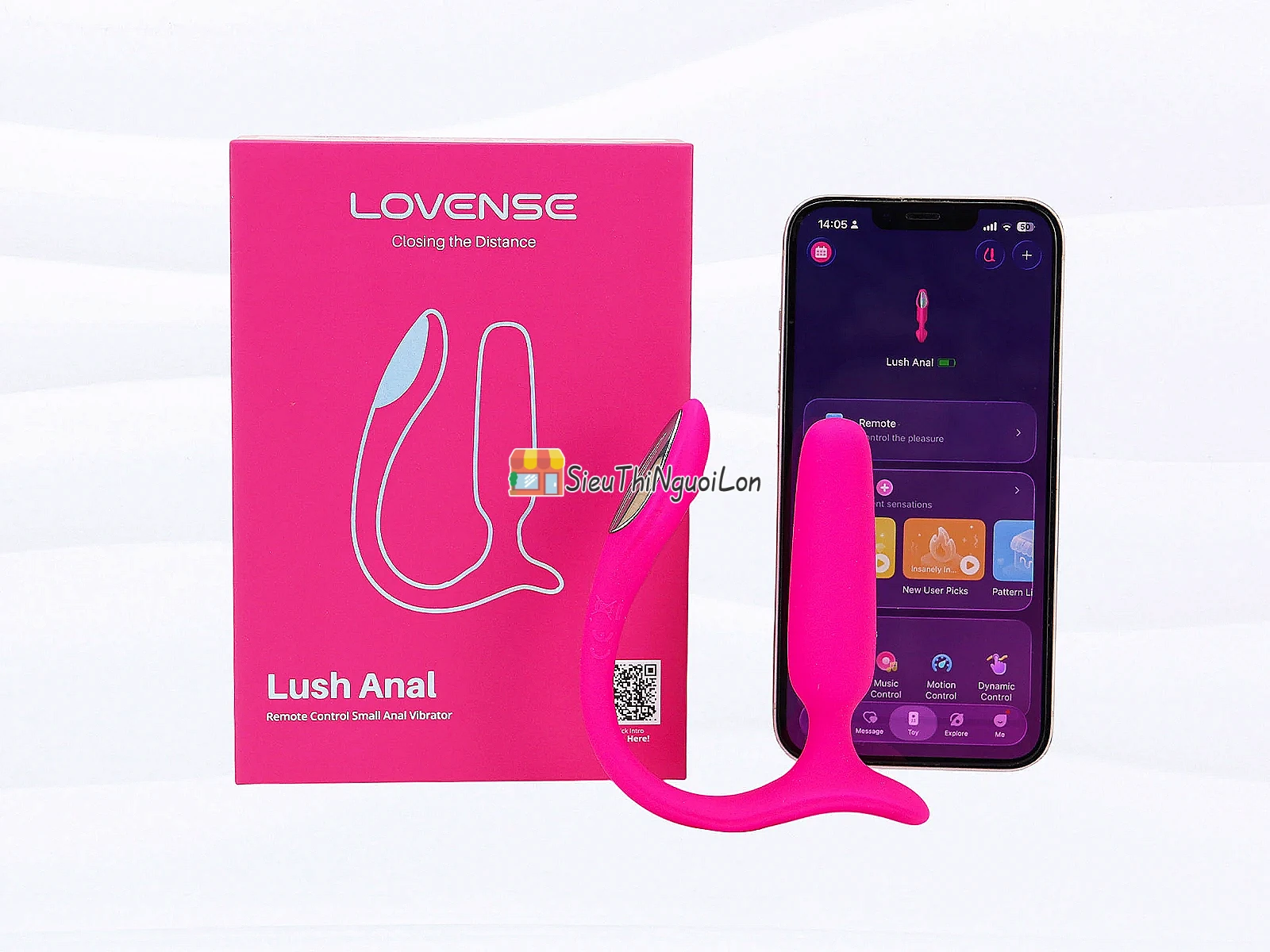 Máy rung hậu môn Lovense Lush Anal điều khiển qua điện thoại