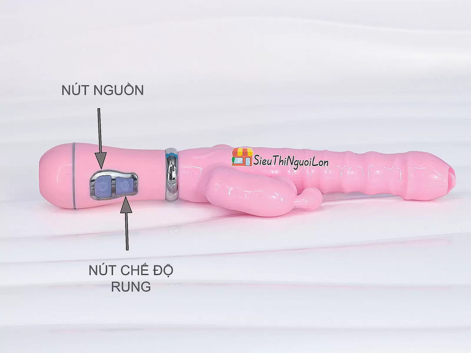 Dương vật giả rung 3 đầu đa năng