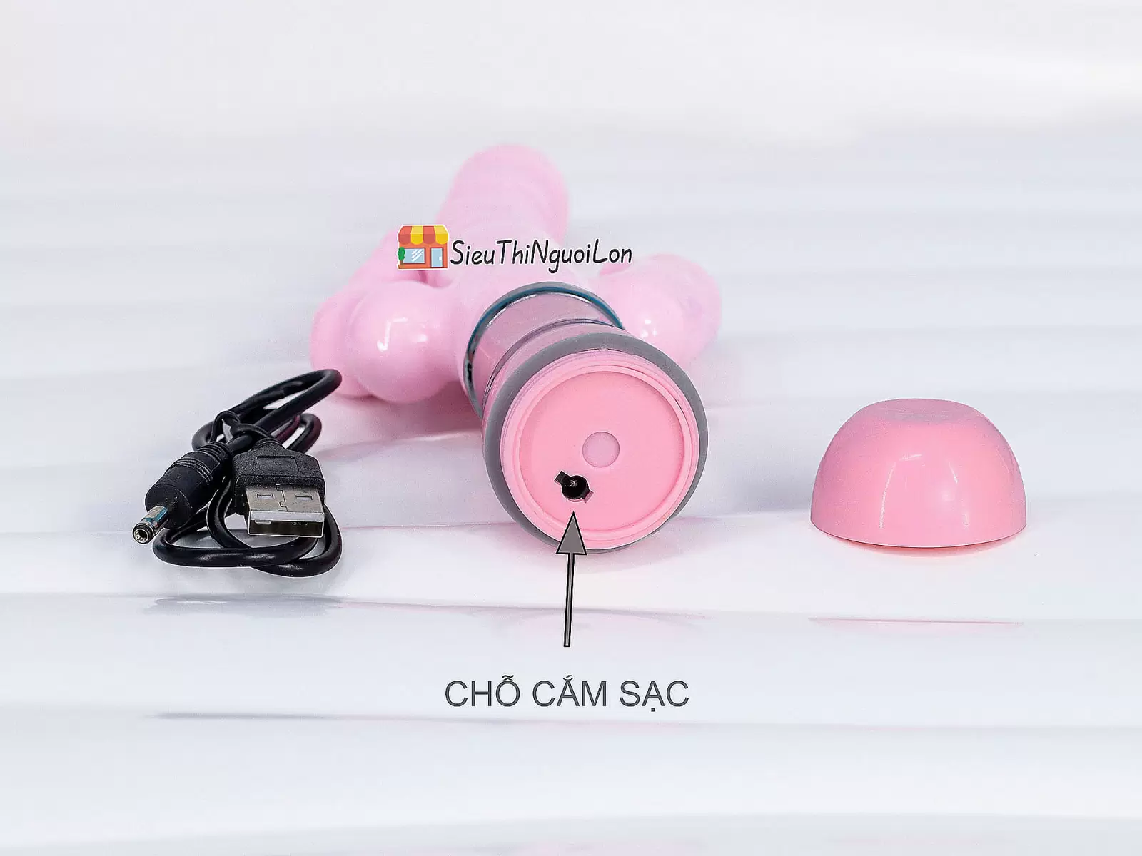 Dương vật giả rung 3 đầu đa năng