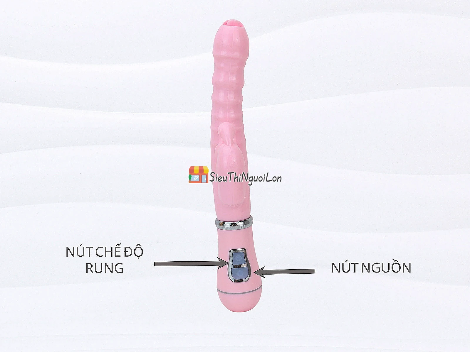 Dương vật giả rung 3 đầu đa năng