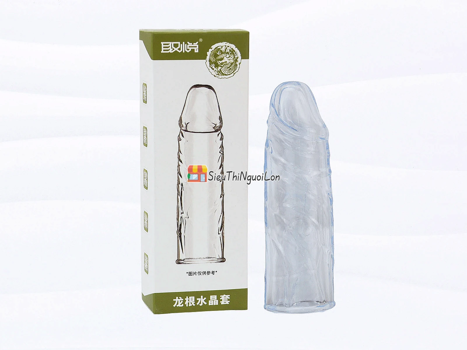 Bao cao du đôn dên trơn trong suốt Penis