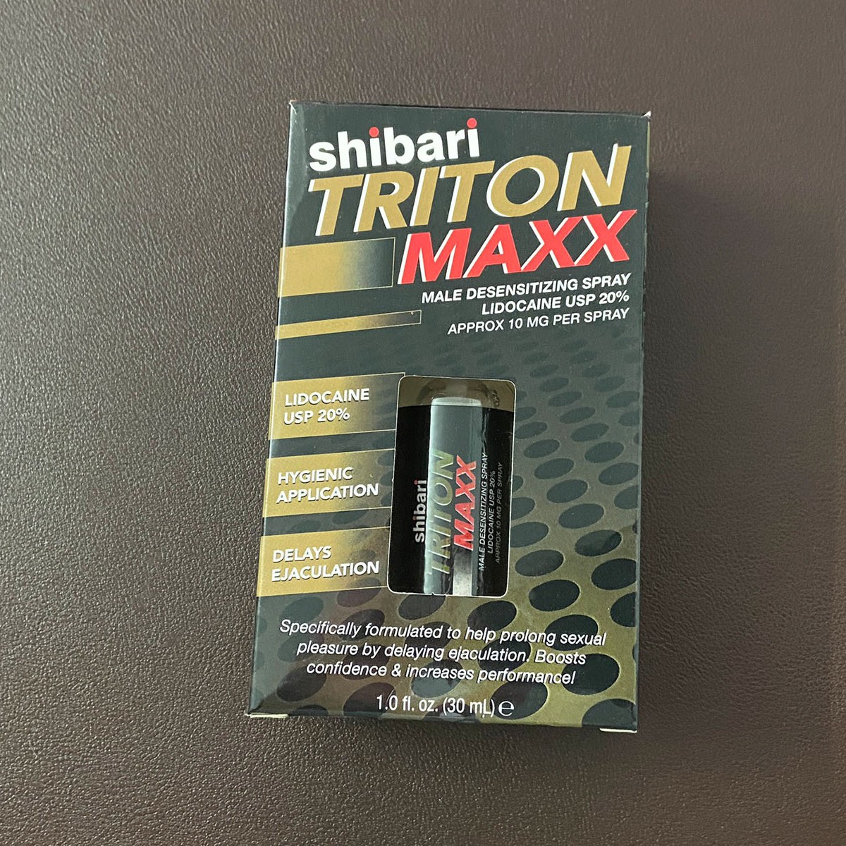 Chai xịt chống xuất tinh sớm Shibari Triton MAXX