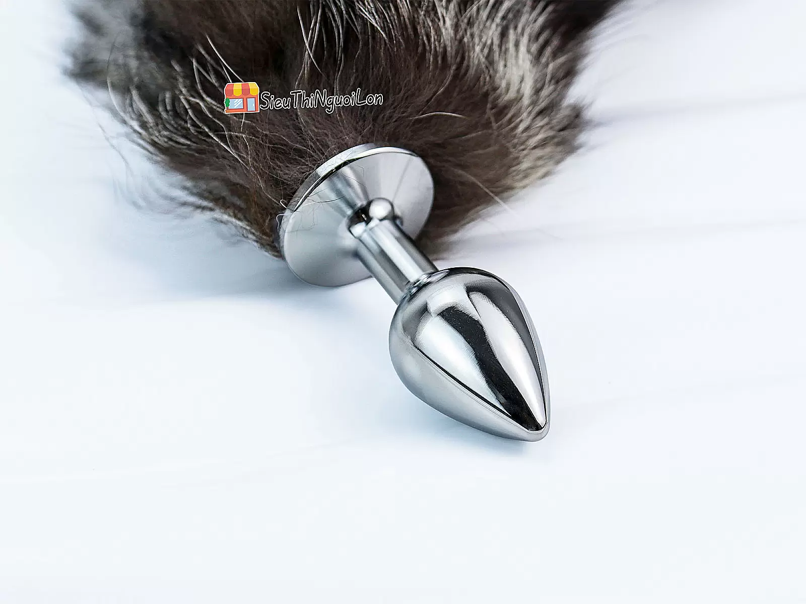 Đồ chơi kích thích hậu môn đuôi sói inox loại đẹp