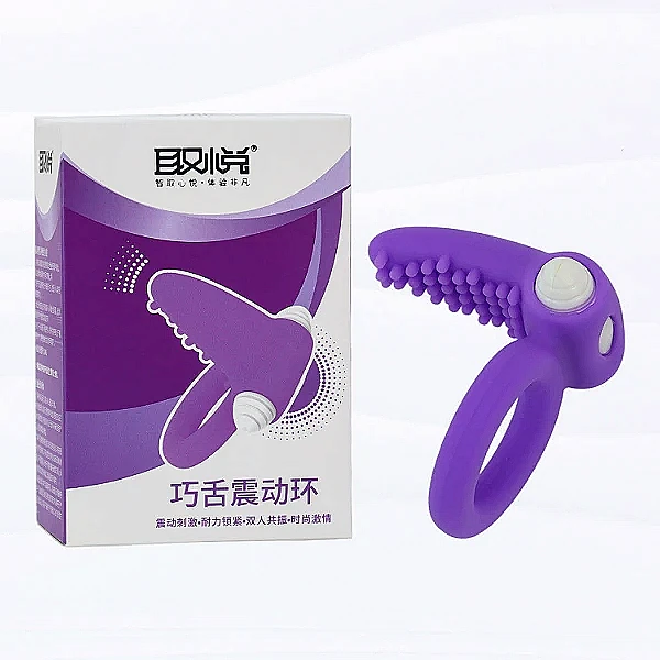 Vòng đeo dương vật rung lưỡi liếm