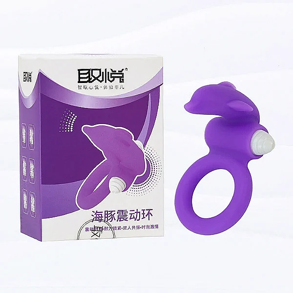 Vòng đeo dương vật Dolphin rung kích thích mạnh mẽ