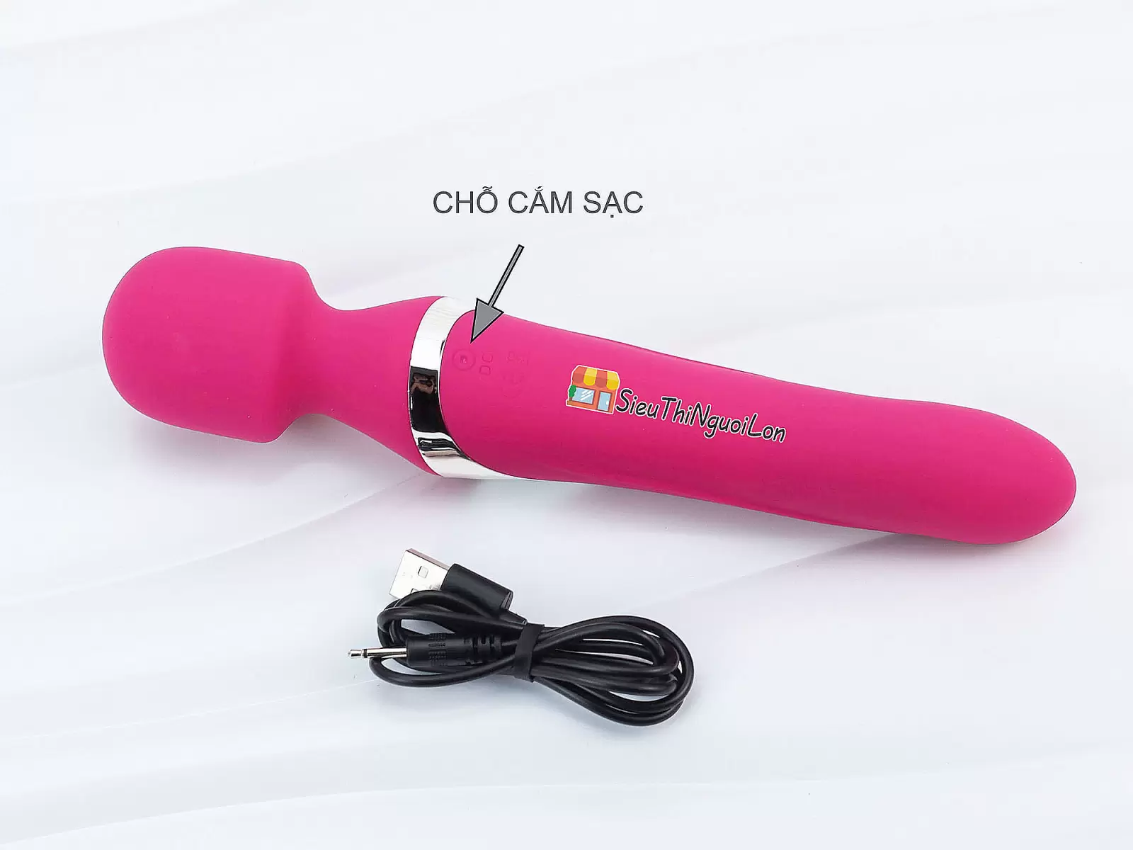 Máy massage điểm G 2 đầu xoay bi Mose pin sạc