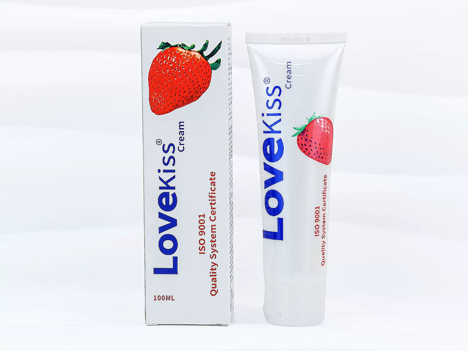 Gel bôi trơn Love Kiss Cream hương dâu 100ml